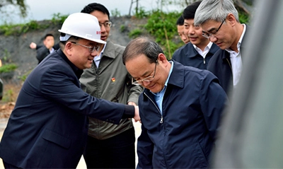 A delegation from Changlu Xinshe of Jiangxi Province visited our Xinyu photovoltaic power generation project site for investigation and research